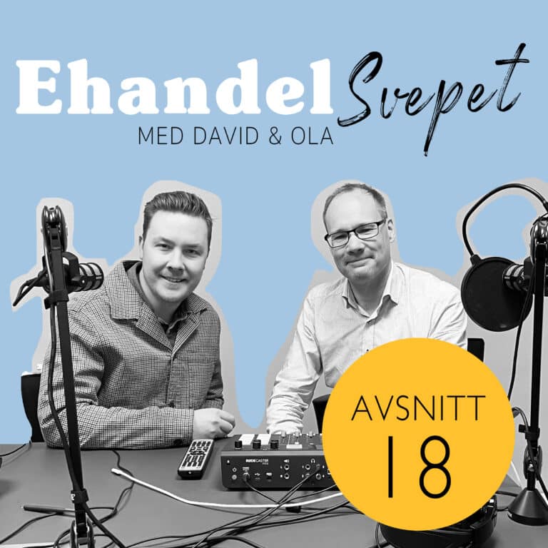 Ehandel – Svepet avsnitt 18: AI-stjärna i studion! Så maxar du din e-handel med AI: “Äg framtiden”