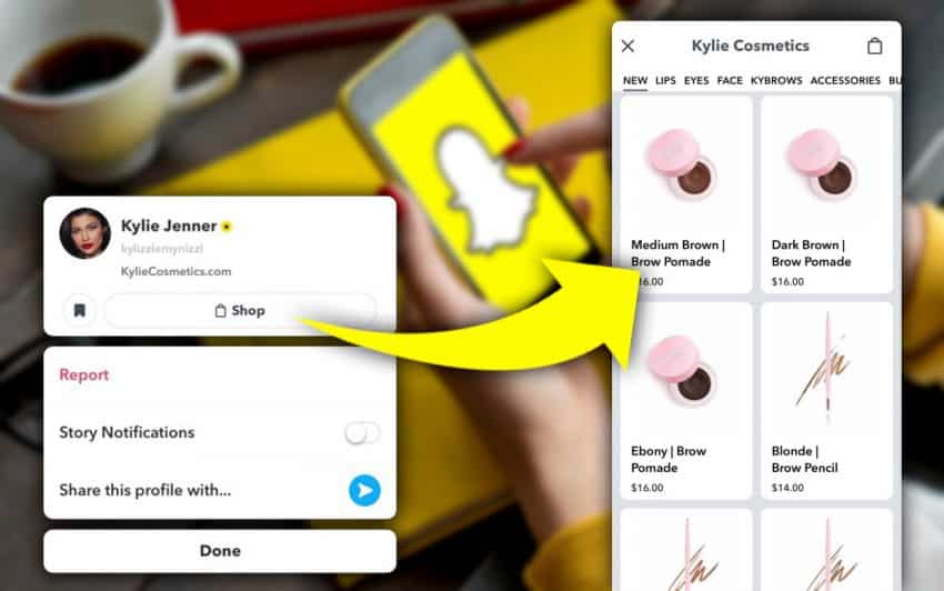 Snapchat lanserar egen checkout