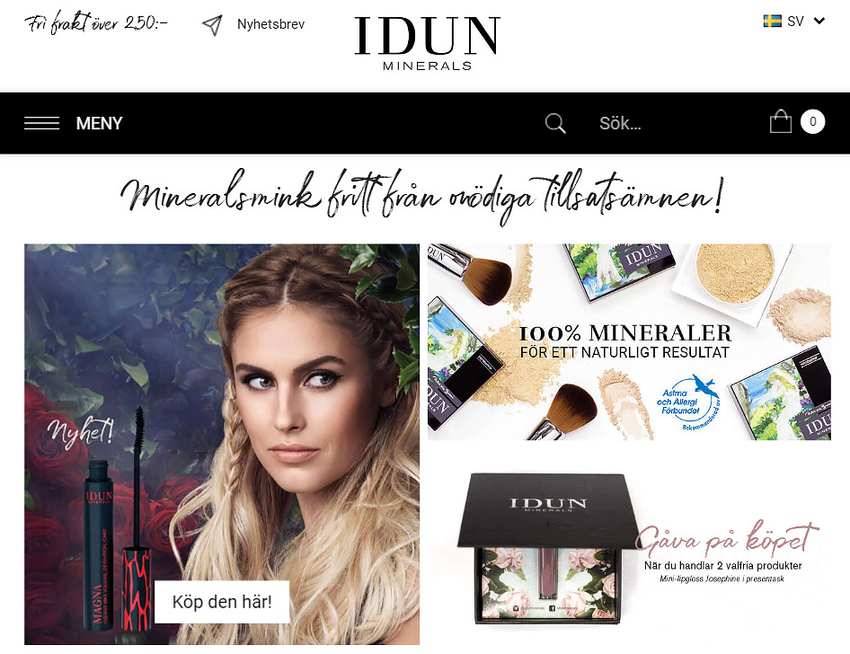 Idun minerals får ny e-handel - blir globala