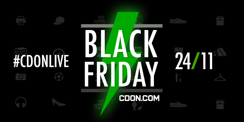 CDON Black Friday-satsar med 24 timmars livesändning