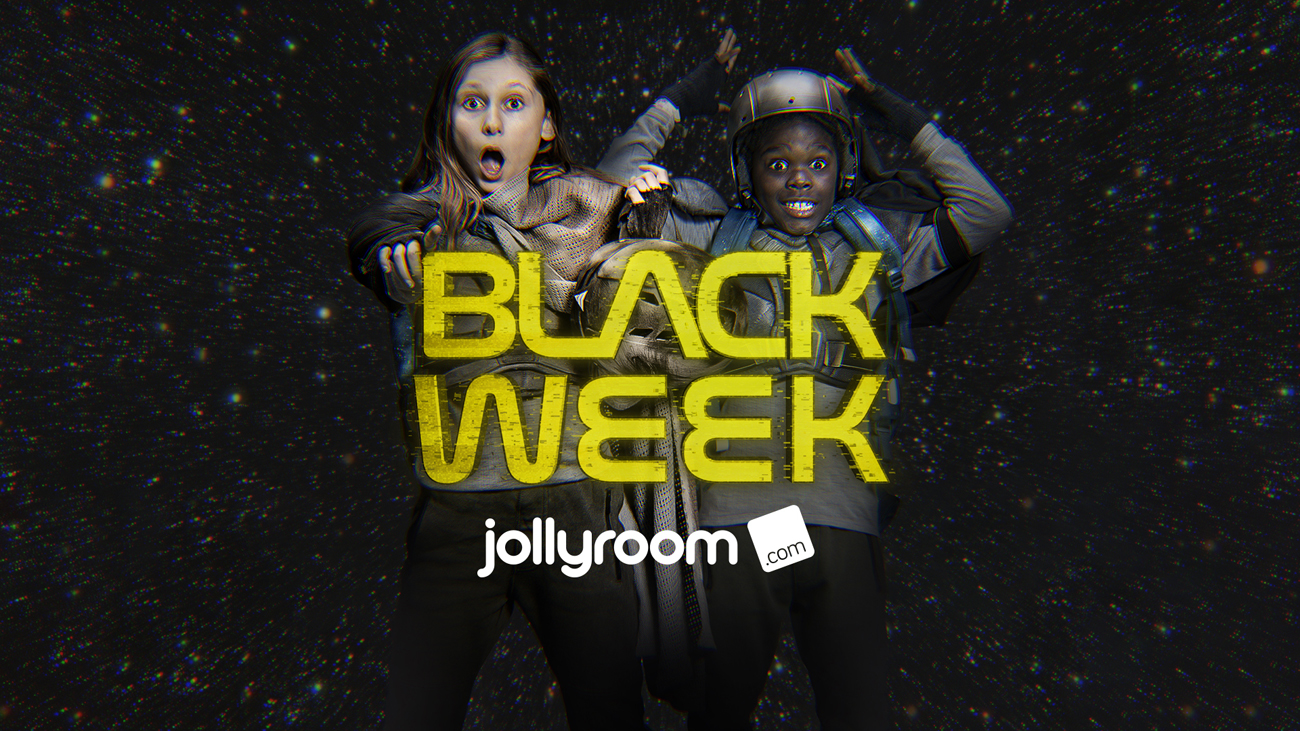 Jollyrooms all time high: 100 miljoner under Black Week
