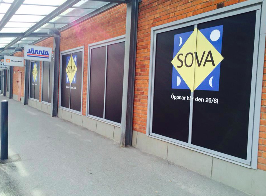 14 butiker stängs när Sova satsar på e-handeln