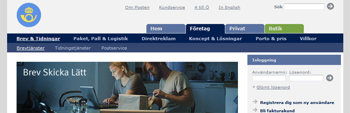 Driftstörningar på Skicka Lätt - Posten svarar
