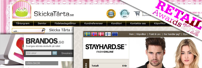 Årets komet tas hem av  E-handel på Retail Awards
