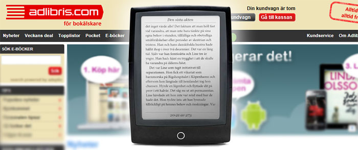 Är Adlibris nya läsplatta en svensk Kindle?