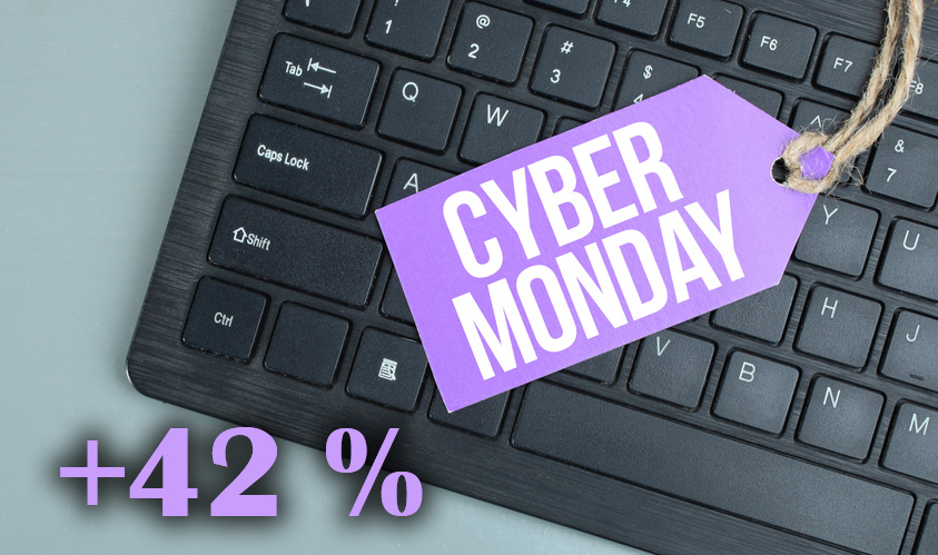 Starkare tillväxt för Cyber Monday än Black Friday