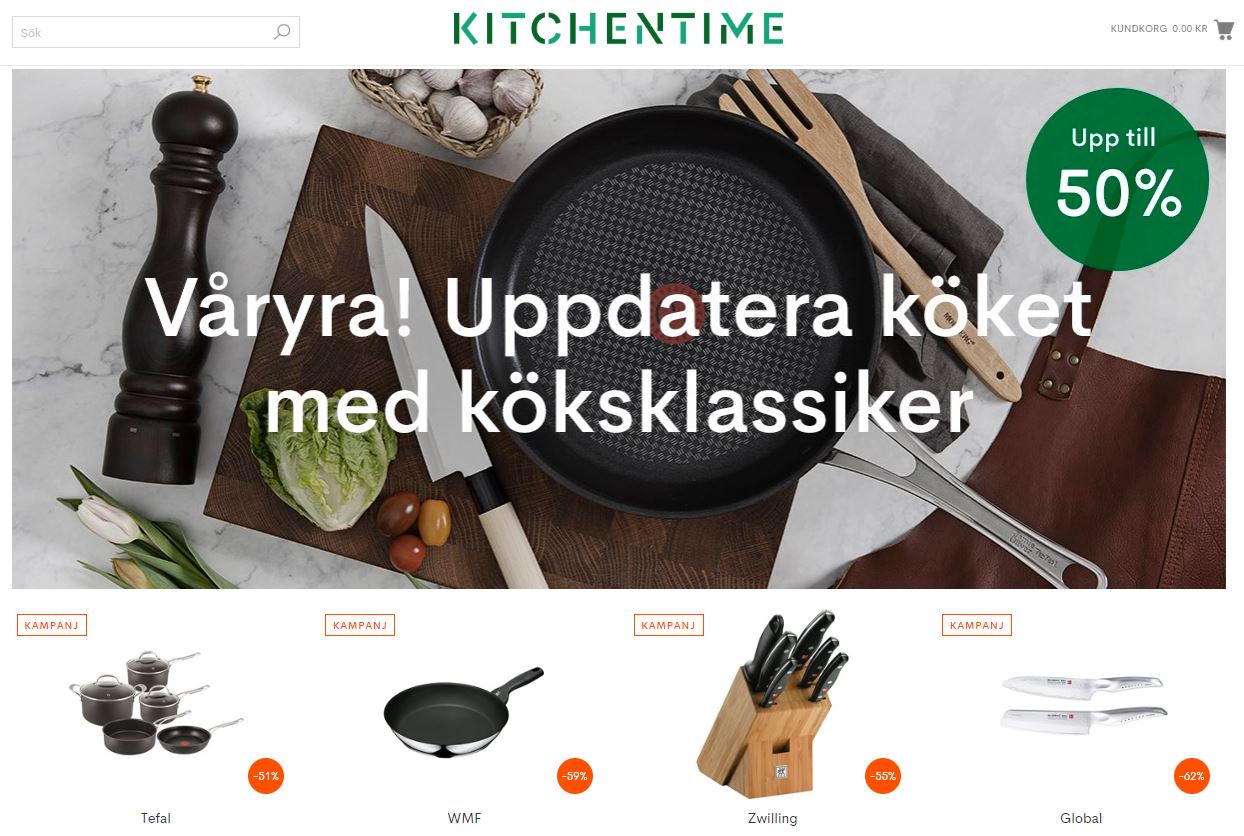 Jämförde med rekommenderat pris - nu fälls KitchenTime