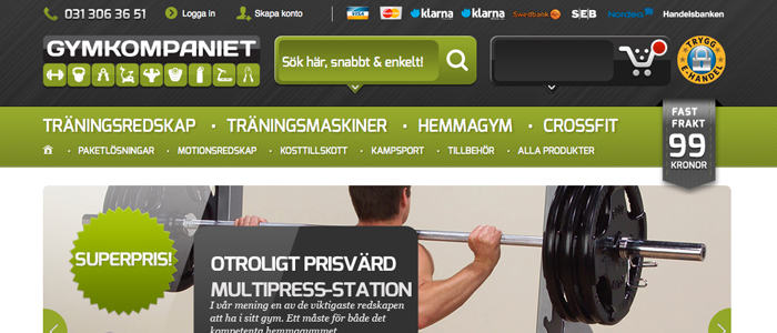 Gymkompaniet satsar på Norge och responsiv design