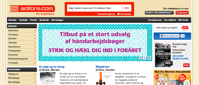 Adlibris har problem i Danmark, överväger lämna