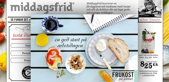 Middagsfrid utökar med frukost och företag