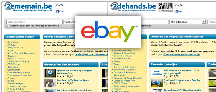 eBay shoppar begagnat i Belgien under semestern
