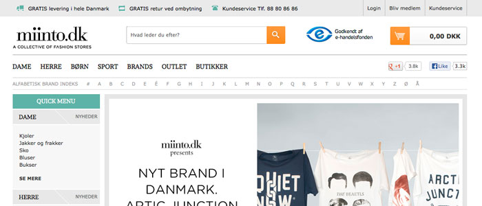 Miinto.dk avslutade 2012 med ett positivt resultat