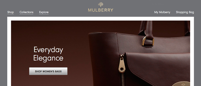 Mulberry satsar på mobila kunder med responsiv sajt