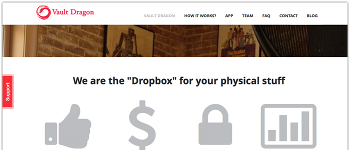 Ett världsligt Dropbox för alla dina fysiska prylar