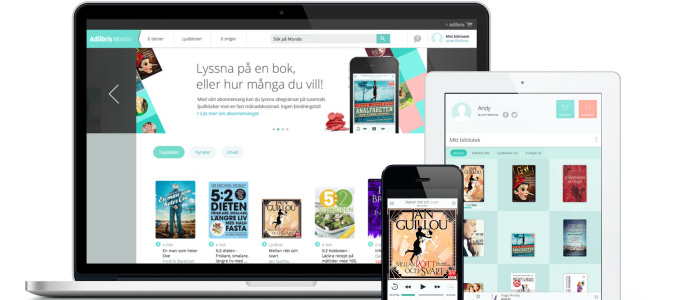 Adlibris lanserar sin nya digitala bokhylla Mondo