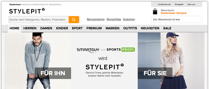 SmartGuy slår ihop sina tyska sajter till StylePit.de