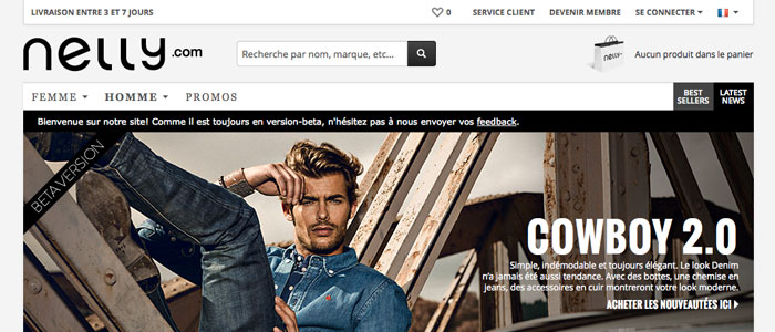 Nelly.com öppnar upp en fransk version av sin sajt