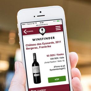 Winefinder satsar på Appar