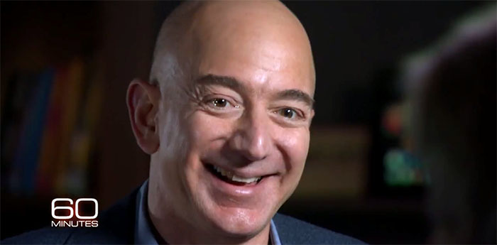 Jeff Bezos intervjuas av 60 minutes om Amazon