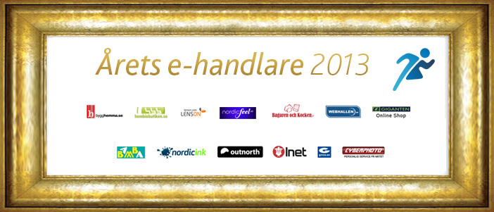 Årets E-handlare 2013 hos Pricerunner är nu utsedda