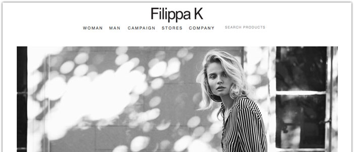 I maj tar Filippa K steget ut på nätet med egen E-handel