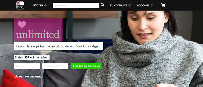 Svensk E-boktjänst satsar på abonnemangsmodellen