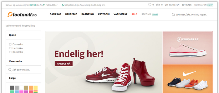 Svensk onlinegalleria ska hjälpa norrmän köpa skor