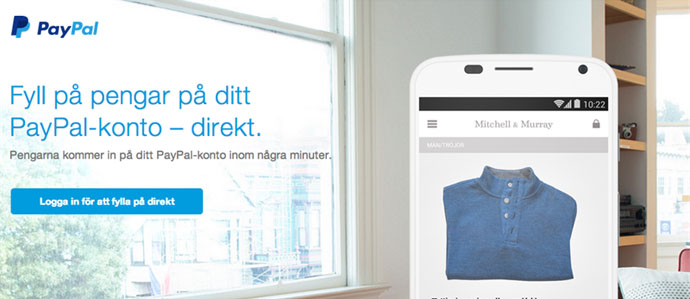 PayPal lanserar ny funktion för sina svenska användare