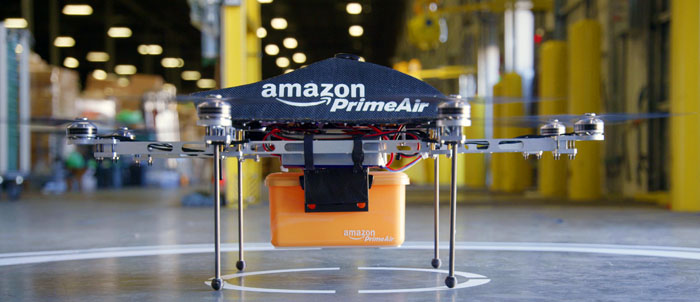 Amazon ber om att få testa drönare på sin bakgård