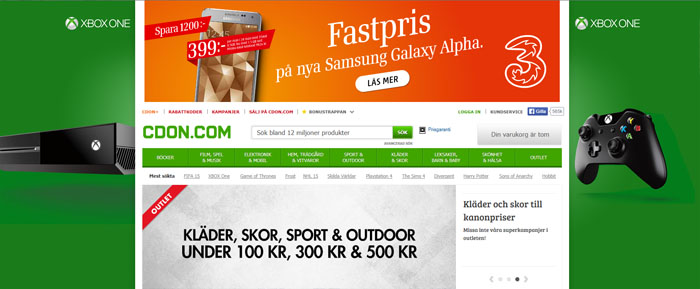 Reklam på CDON.com ska förbättra kunderbjudandet