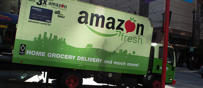 US Postal Service tar hand om Amazons matleveranser