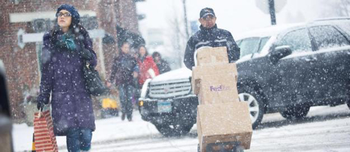 FedEx räknar med nytt rekord när julen nalkas