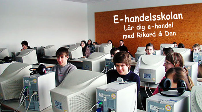 Dan och Rikard lär dig E-handel i E-handelsskolan
