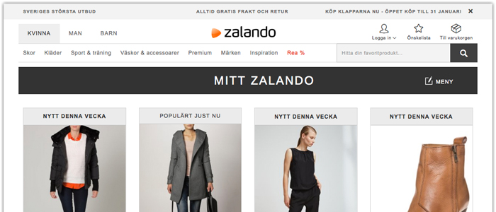 Zalando vill ge kunderna en personlig upplevelse