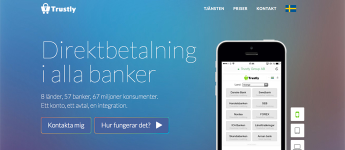 Trustly lockar investering i mångmiljonklassen