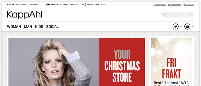 KappAhl rullar ut sin nya nätbutik i Norden