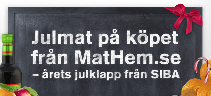 Siba och MatHem ska bjuda kunderna på julstämning