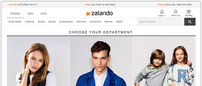 Zalando räknar med att nå lönsamhet för helåret 2014