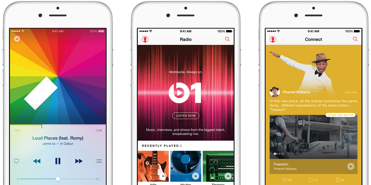 Apple har lanserat sin nya musiktjänst Apple Music