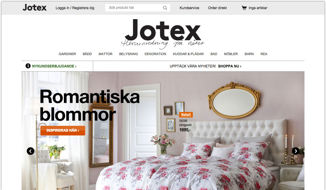 Jotex vill visa att man är ett företag i förändring
