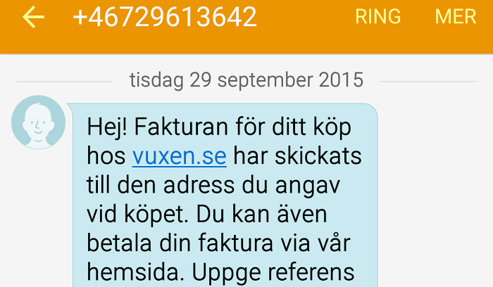 Vuxen.se varnar för bluff-sms om köpta sexleksaker