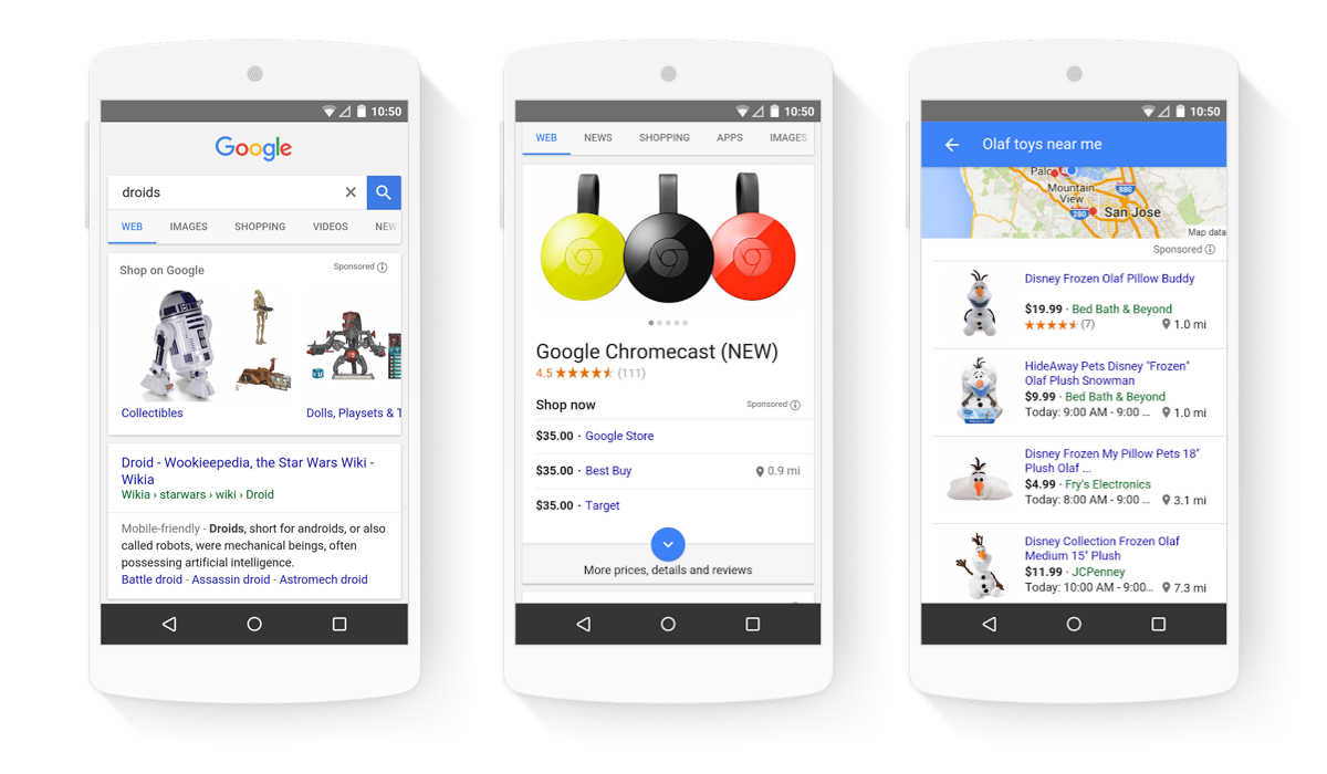 Ny design ska göra det enklare att använda Google Shopping
