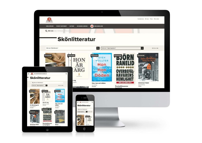 Akademibokhandelns nya sajt - digital strategi utan e-handel