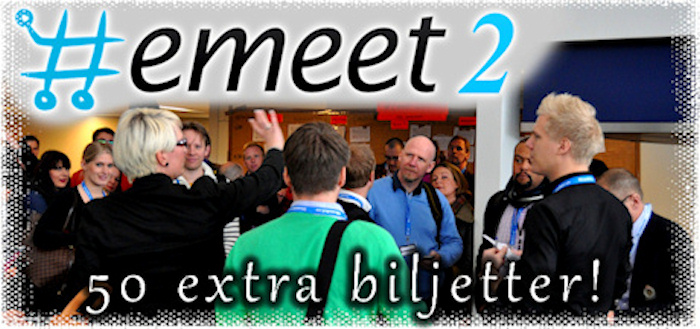 Emeet 2 - Biljettsläpp idag 15:00