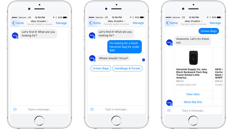 Ebay testar Messenger för att få fler kunder