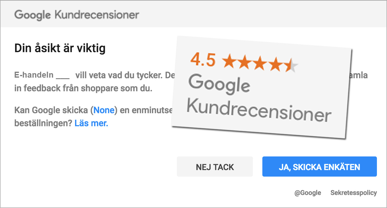 Google Kundrecensioner lanseras i Sverige