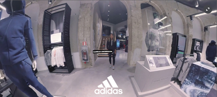 Adidas öppnar Europas första interaktiva VR-butik