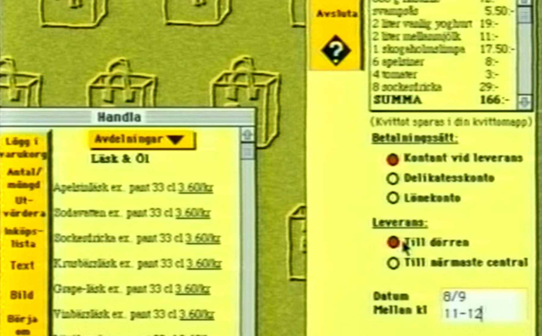 Se när Telia förutspår all näthandel redan 1994