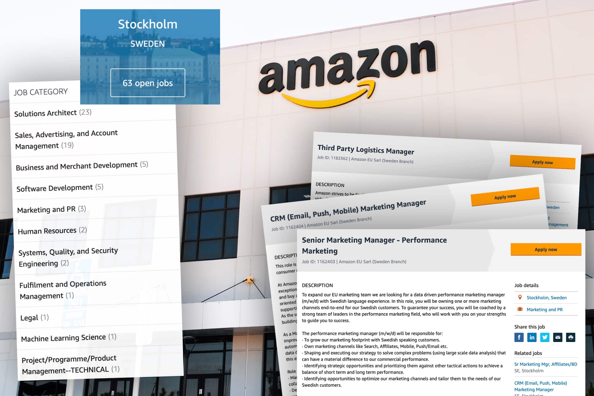 Amazons PRpush i Sverige jobbannonserna avslöjar Ehandel.se