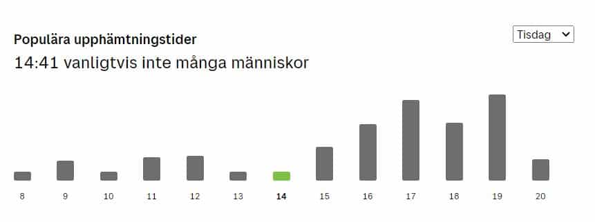 Populära upphämtningstider visas i Brings spårningslösning